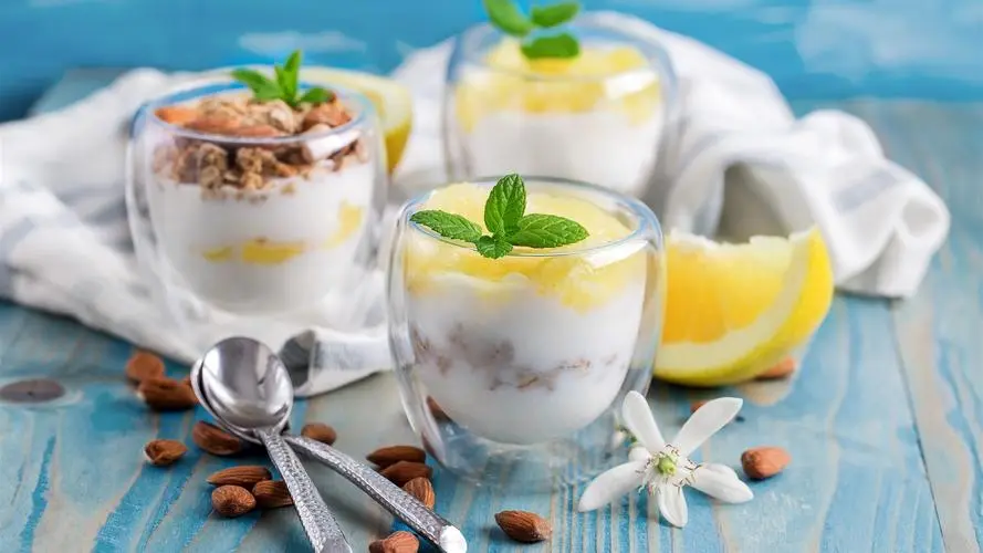 tasty yogurt in daily life