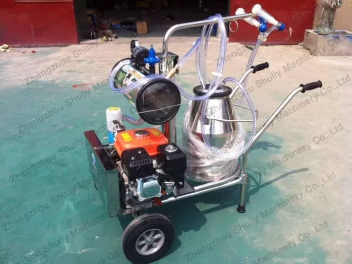 Vacuum pump cow milker(single-barrel)